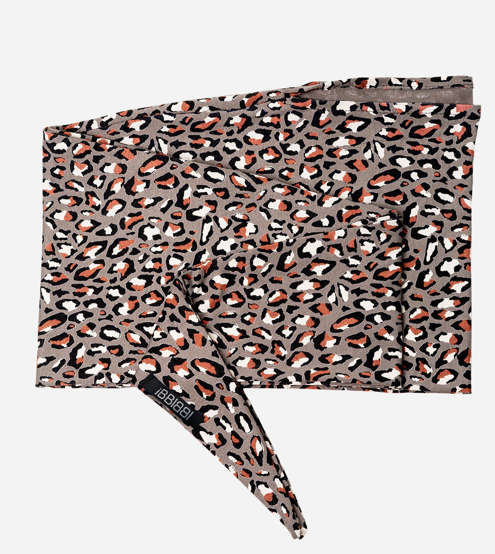 Pañuelo oncológico Leo Gris
