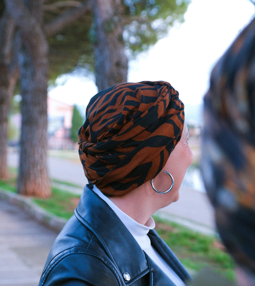 Pañuelo / Turbante oncológico Bengala